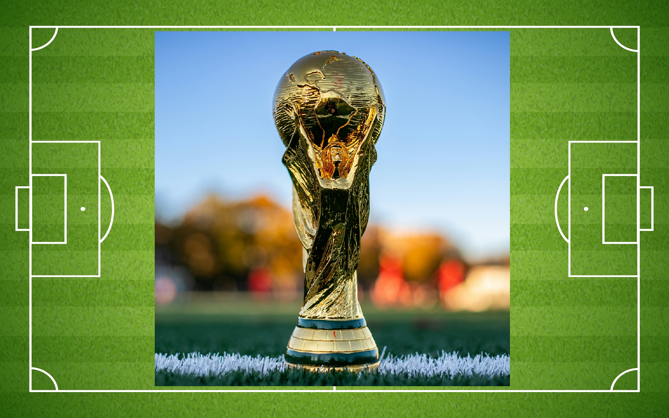 Soccer green field empty with grass texture. Vector illustration.